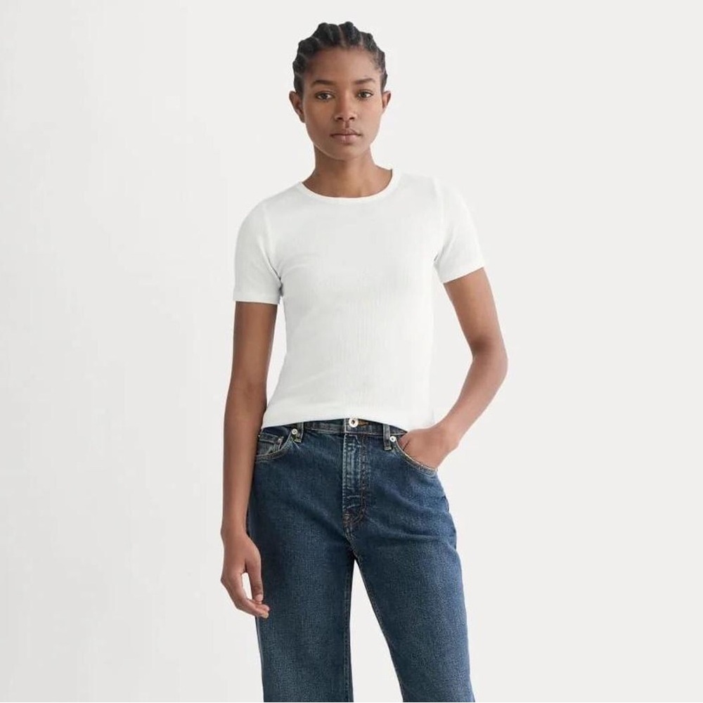 everlane - the luxe rib crew